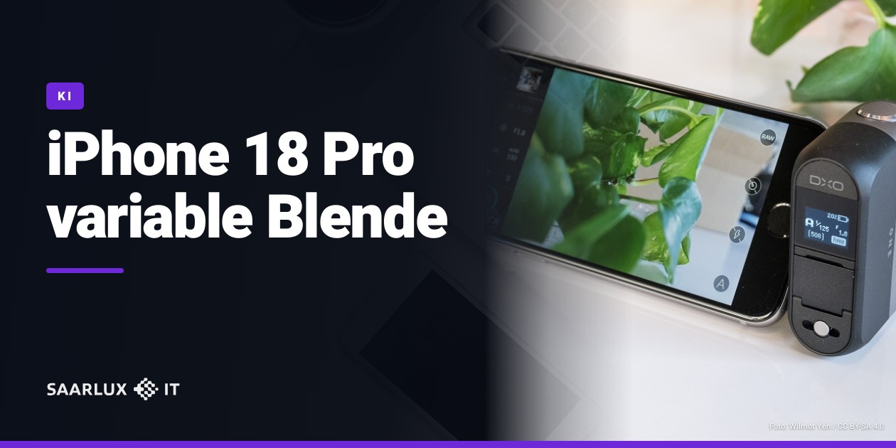 iPhone 18 Pro variable Blende