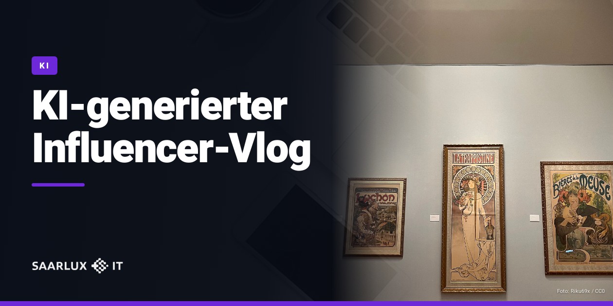 KI-generierter Influencer-Vlog