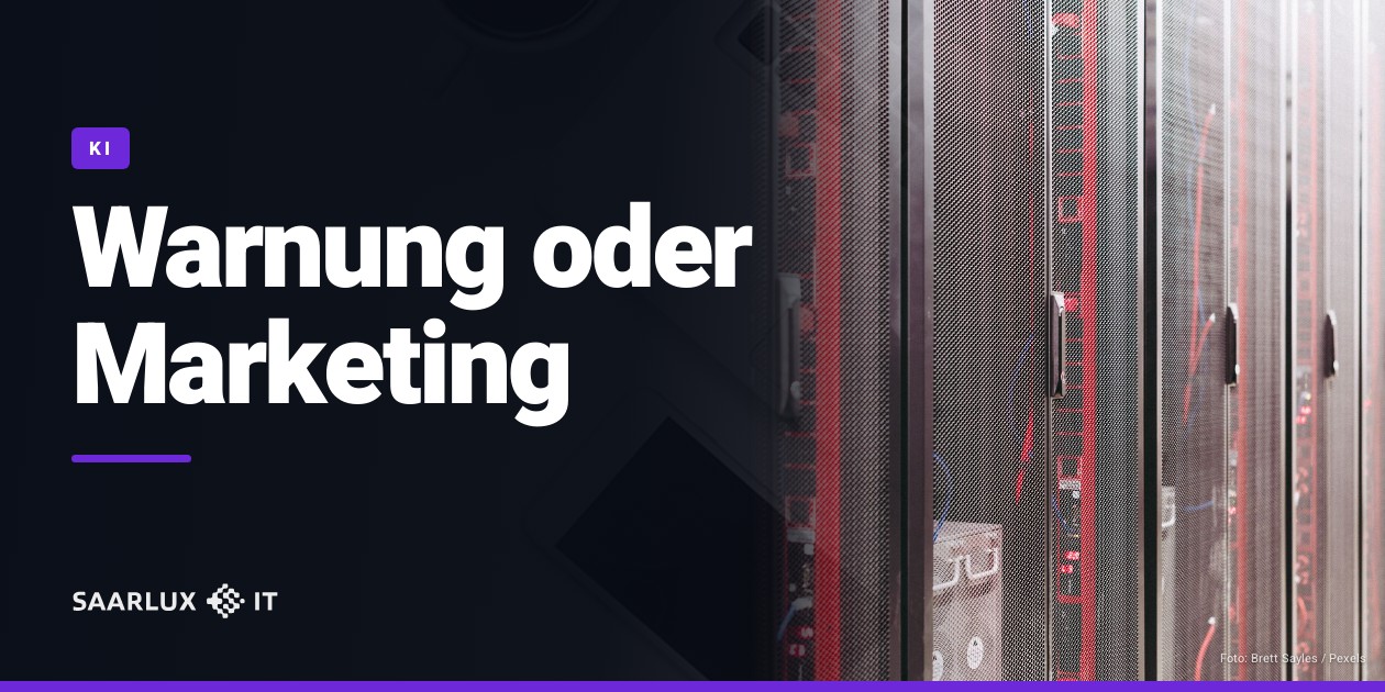 Warnung oder Marketing