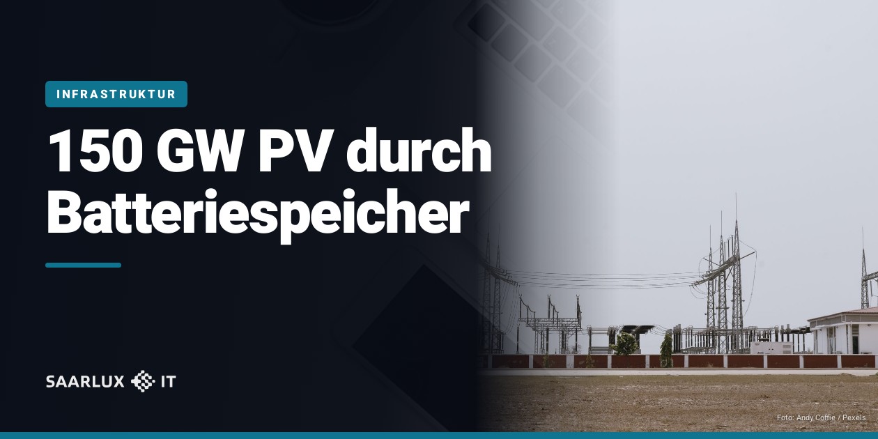 150 GW PV durch Batteriespeicher