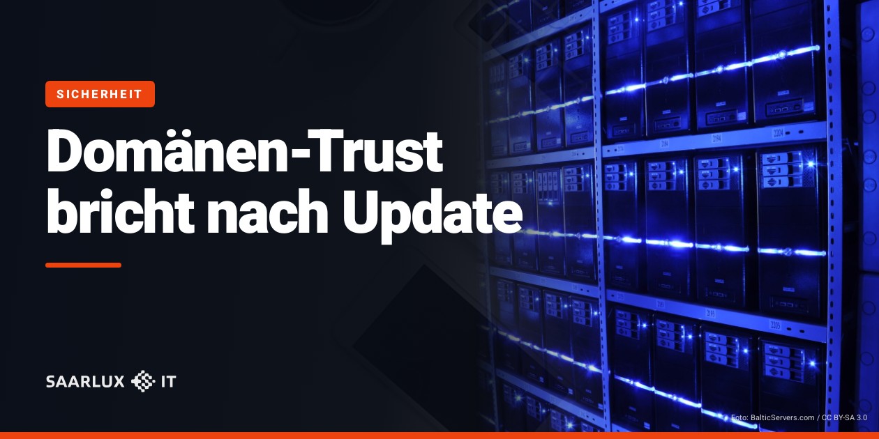 Domänen-Trust bricht nach Update