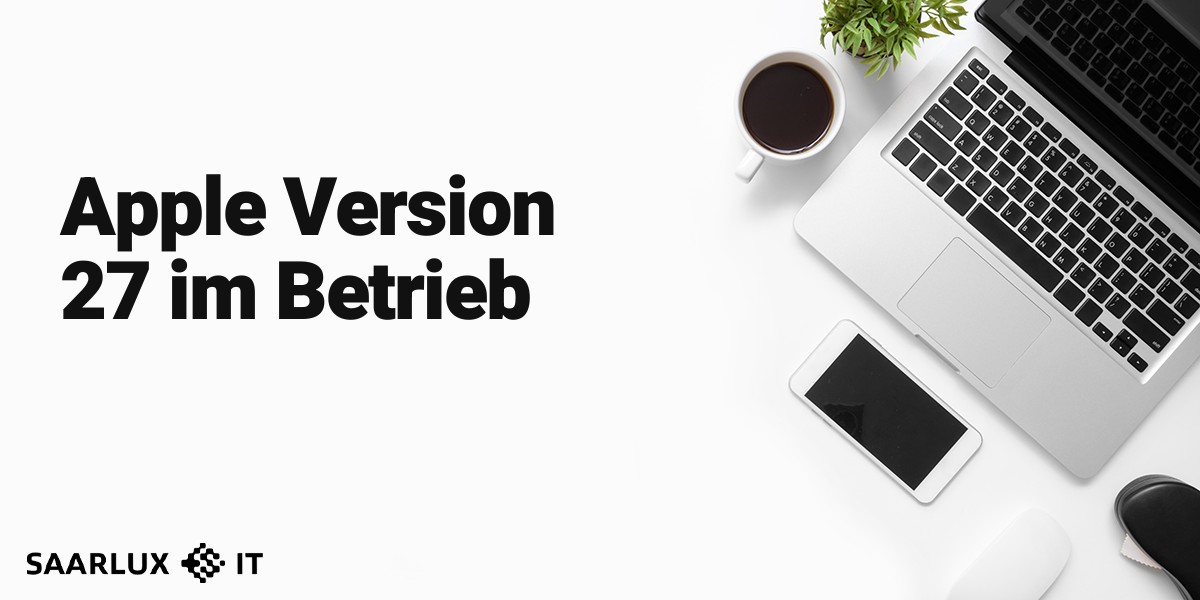 Apple Version 27 im Betrieb