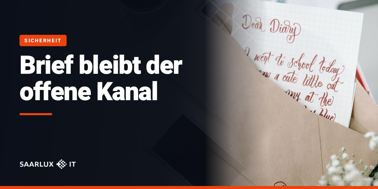 Brief bleibt der offene Kanal