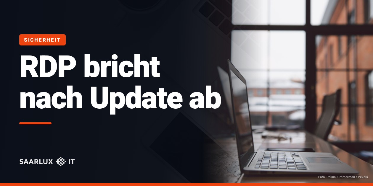RDP bricht nach Update ab