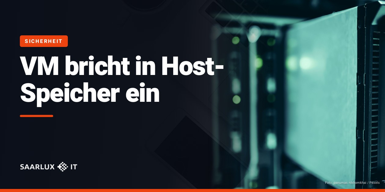 VM bricht in Host-Speicher ein