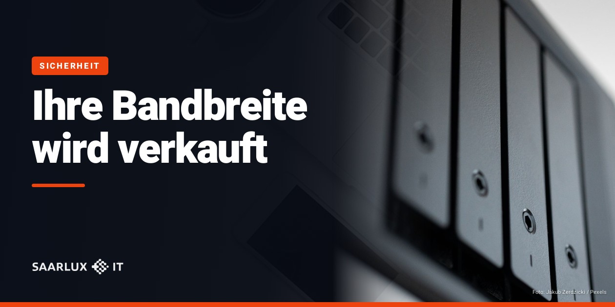 Ihre Bandbreite wird verkauft