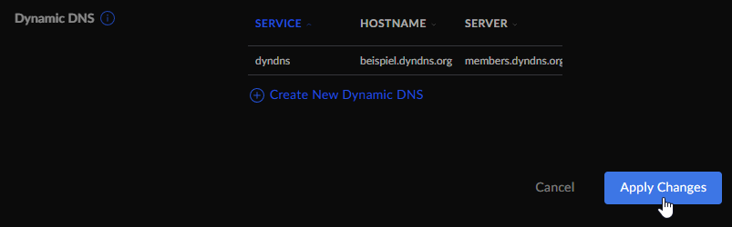 unifi dyndns config apply