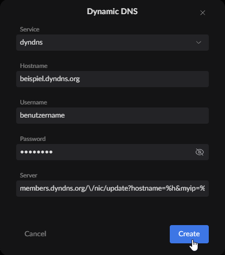 unifi dyndns config example